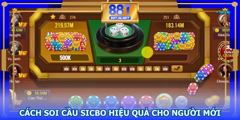 Các cách soi cầu Sicbo hiệu quả cho người mới bắt đầu